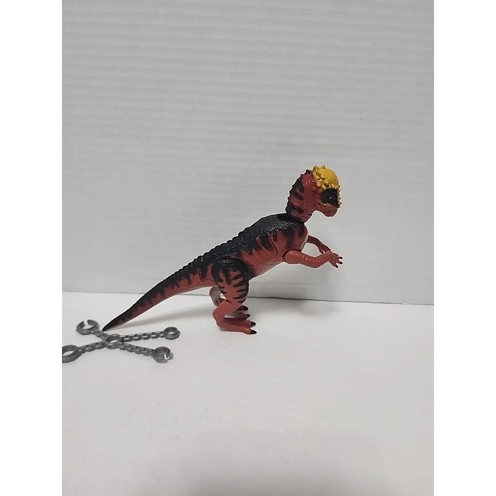 Jurassic Park JP14 Pachycephalosaurus Kenner 1993 5 in. Tall 7 in. Long HARNESS